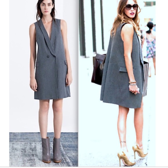 Zara Jackets & Blazers - Zara pinstripe waistcoat